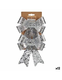 Lien Krist+ HJ1-12011 Argenté PVC Imprimé 15 x 4 x 16 cm Décorations de Noël (12 Unités)