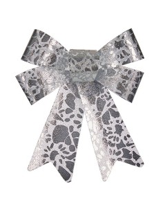 Lien Krist+ HJ1-12011 Argenté PVC Imprimé 15 x 4 x 16 cm Décorations de Noël (12 Unités) 2