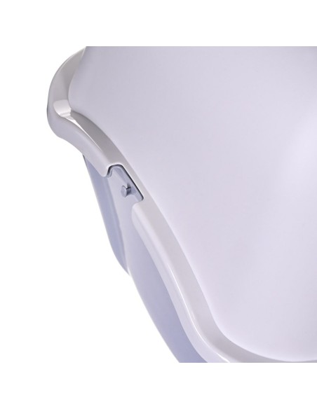 Bac à litière pour chats Diamentiq 4004508810DIA Blanc Gris Plastique 40 x 38,7 x 55,5 cm
