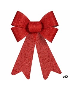 Lien Krist+ HJ1-12015 Rouge PVC 16 x 24 x 4 cm Décorations de Noël (12 Unités)