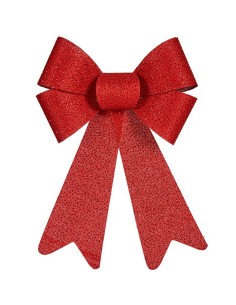Lien Krist+ HJ1-12015 Rouge PVC 16 x 24 x 4 cm Décorations de Noël (12 Unités) 2