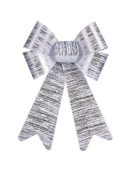 Lien Krist+ HJ1-12006 Argenté PVC 16 x 24 x 4 cm Décorations de Noël (12 Unités)