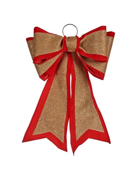 Lien Krist+ HJ1-12074 Rouge Doré PVC 40 x 60 cm Décorations de Noël (6 Unités)