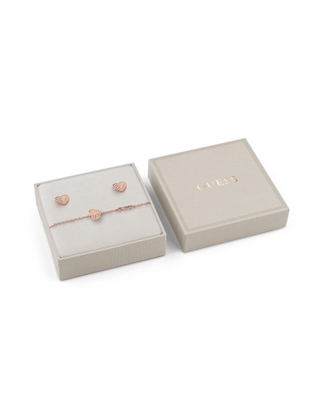 Ensemble Bracelet et Boucles d'oreilles Guess JUBS03187JWRGS