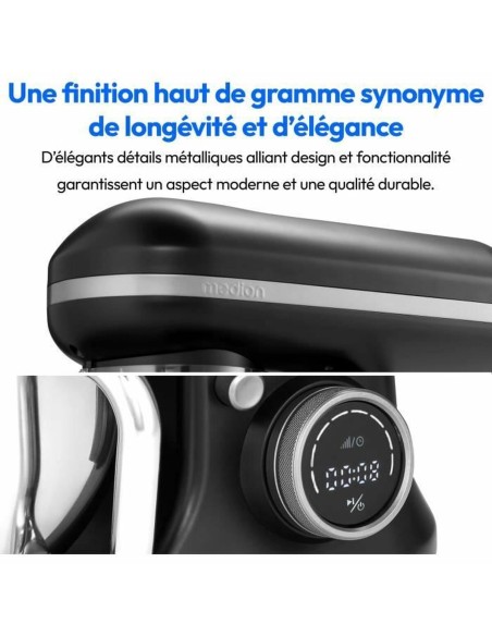 Robot culinaire Medion MD18420 noir 1200 W 5 L