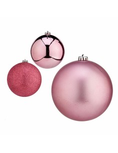 Lot de boules de Noël Krist+ 00785 Rose (4 Unités) 2