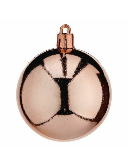 Lot de boules de Noël Krist+ 00466-4 Cuivre Plastique (12 Unités)