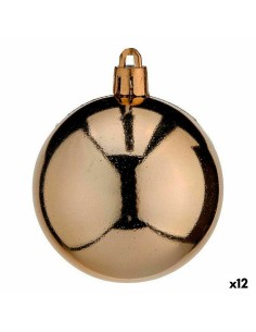 Lot de boules de Noël Krist+ 00465-4 Cuivre Plastique (12 Unités)