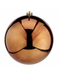 Boule de Noël Krist+ 00839 Marron Plastique (12 Unités) 2