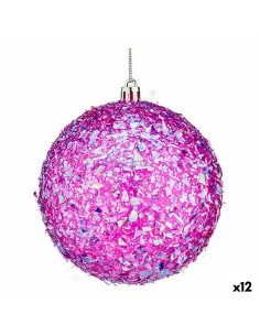 Lot de boules de Noël Krist+ 00989-8 Violet (12 Unités)