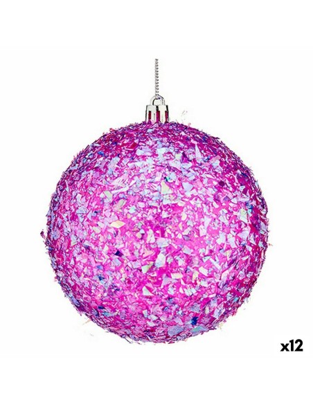 Lot de boules de Noël Krist+ 00989-8 Violet (12 Unités)