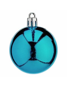 Lot de boules de Noël Krist+ 00466-1 Bleu Plastique (12 Unités) 2