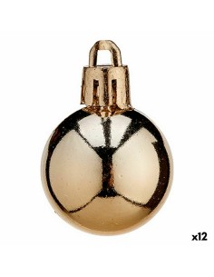 Lot de boules de Noël Krist+ K1912468-4 Cuivre Plastique (12 Unités)
