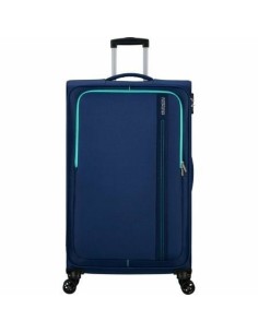 Valise cabine American Tourister Sea Seeker Spinner Bleu 92,5 L 80 x 47,5 x 28,5 cm