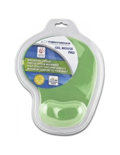 Tapis Antidérapant Esperanza EA137G Blanc Vert Monochrome