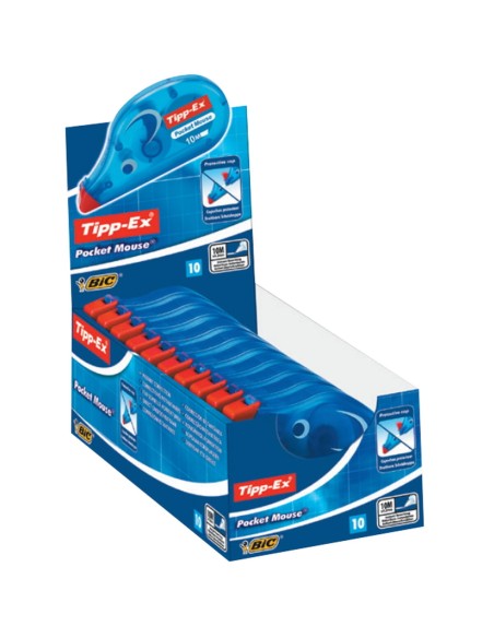 roller correcteur Bic Pocket Mouse (10 Unités)