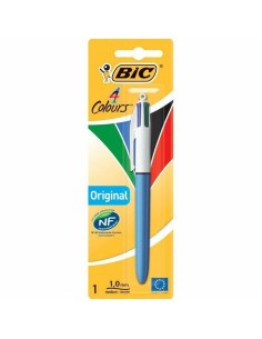 stylo à encre liquide Bic 802077 Bleu Blanc Multicouleur