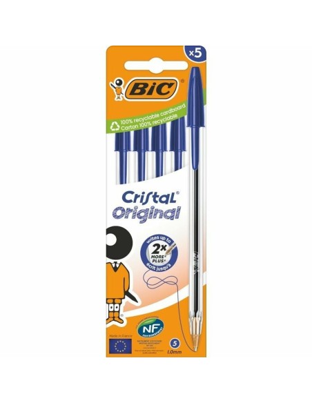 Ensemble de Stylos Bic Bic Cristal Original 516344 Bleu