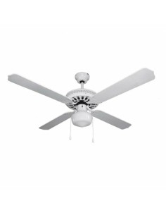 Ventilateur de Plafond avec Lumière Orbegozo CL 08132 B 60 W Ø 132 cm Blanc