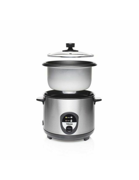 cuiseur à riz Tristar RK-6126 Arrocera Noir/Argenté Argenté Acier inoxydable 400 W