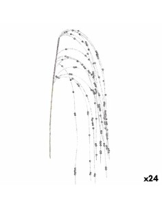 Branche Baies Argenté 100 x 3 x 5 cm (24 Unités)