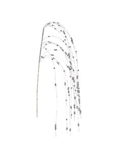 Branche Baies Argenté 100 x 3 x 5 cm (24 Unités) 2