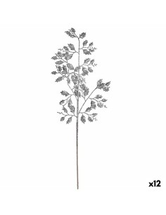 Branche Krist+ K19121060-5 Argenté Paillettes 41 x 75 x 2,5 cm (12 Unités)