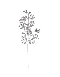 Branche Krist+ K19121060-5 Argenté Paillettes 41 x 75 x 2,5 cm (12 Unités) 2