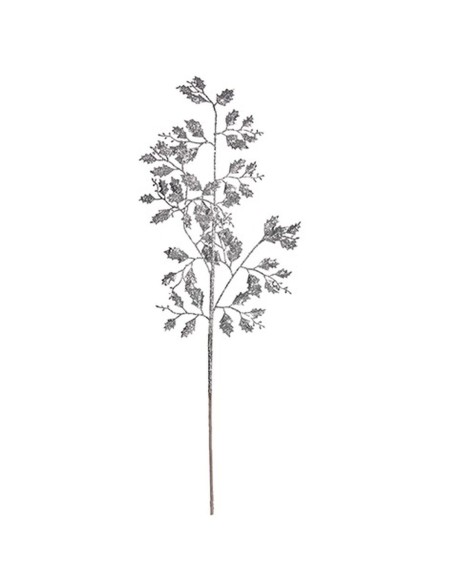 Branche Krist+ K19121060-5 Argenté Paillettes 41 x 75 x 2,5 cm (12 Unités)