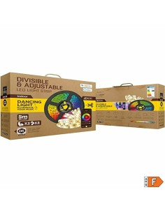 Bandes LED Muvit MIOLST002 5 m Noir Multicouleur Doré F 2