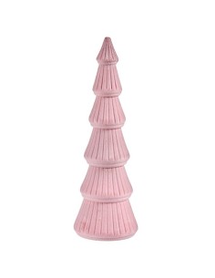 Sapin de Noël Velours Rose Bois 12 x 34,5 x 12 cm (8 Unités) 2
