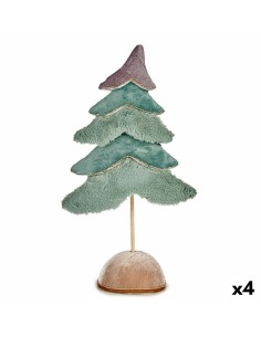 Sapin de Noël Krist+ 19A5905-M-2 Turquoise Velours