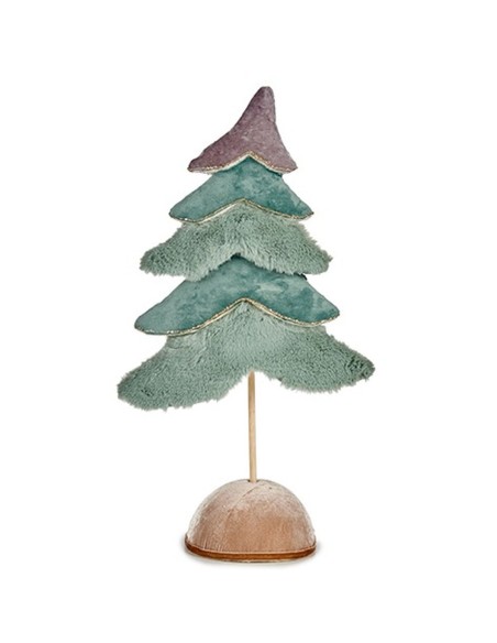 Sapin de Noël Krist+ 19A5905-M-2 Turquoise Velours