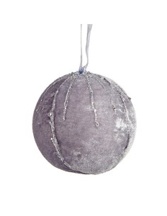 Lot de boules de Noël Krist+ 19A5458-1G Argenté Polyester (6 Unités) 2
