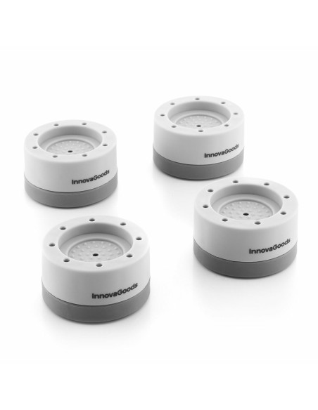 Jeu de Pieds Anti-vibrations Empilables Novib InnovaGoods 4 Unités (Reconditionné A)
