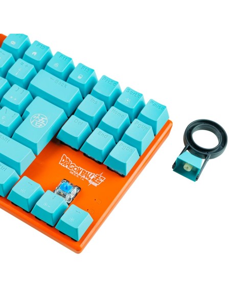 Clavier pour jeu FR-TEC DBPCKEYGO Bleu Espagnol Qwerty QWERTY
