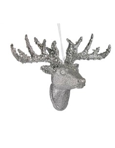 Décorations de Noël renne de noël Pendentif Argenté 32 cm (4 Unités) 2