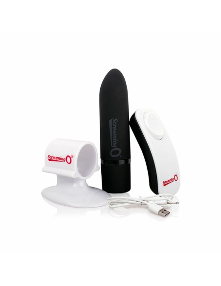 Vibromasseur à boules The Screaming O Noir