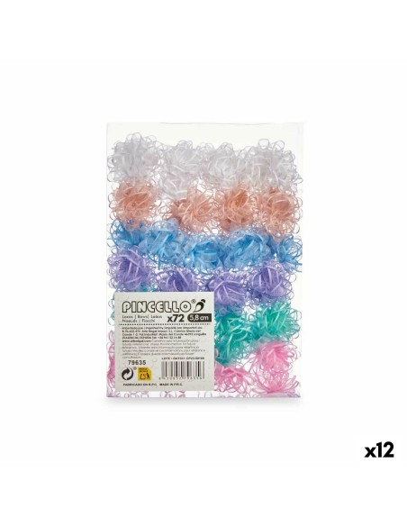 Boucles Pincello 11 PVC 5,8 cm Multicouleur (12 Unités)