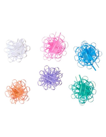 Boucles Pincello 11 PVC 5,8 cm Multicouleur (12 Unités)