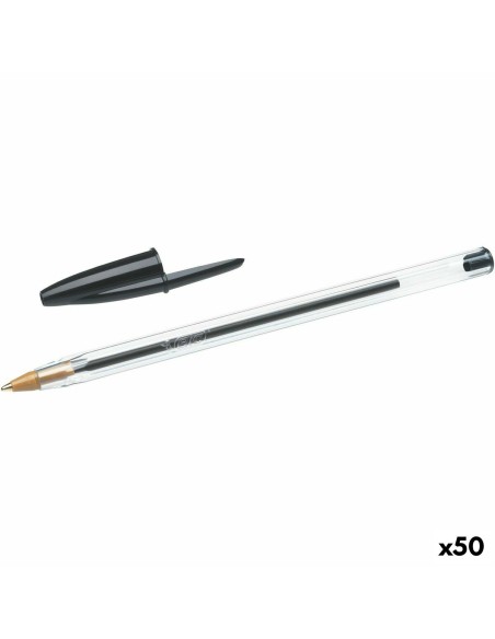 Crayon Bic Cristal Noir Original (50 Unités)