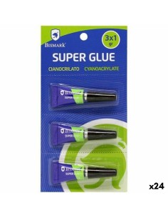 Adhésif instantané Bismark Super Glue 1 g (24 Unités)
