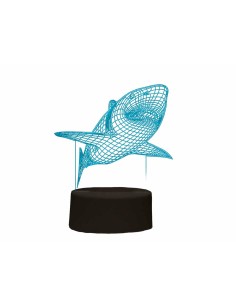 Lampe LED iTotal 3D Requin 12,1 x 4 x 20,7 cm Plastique 21 cm