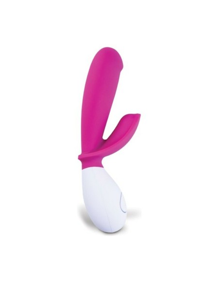 Vibration de Stimulation Double Lovelife by OhMiBod AT015 Blanc/Rose