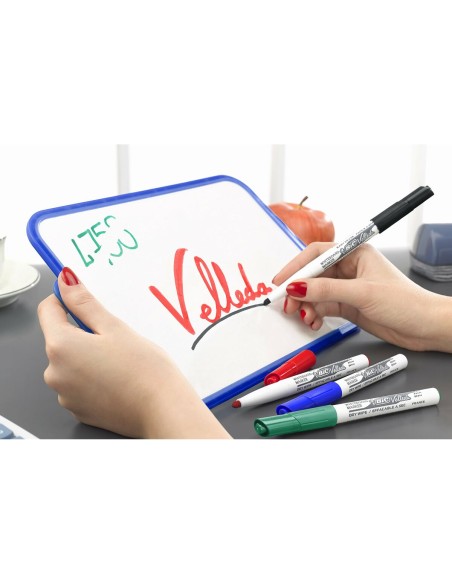 Marqueur Bic Velleda 1741 Blanc Rouge Tableau blanc