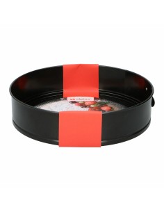 Moule à gâteaux Alpina Antidérapant Rond Noir Acier Ø 28 x 6,7 cm 2