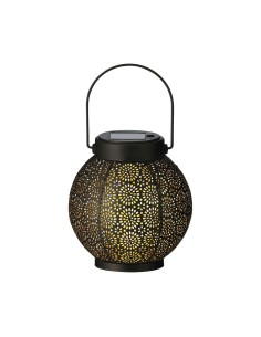 Lampion Lumineo 897539 Solaire 16 cm Noir Métal