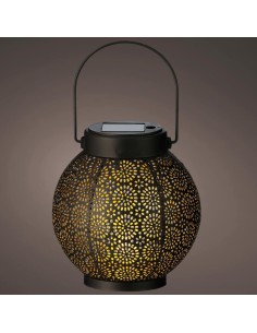 Lampion Lumineo 897539 Solaire 16 cm Noir Métal 2