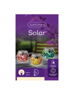 Lampe solaire Lumineo 894596 9 cm Mosaïque