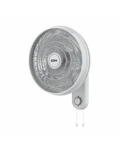 Ventilateur Mural EDM 33526 Blanc 50 W 55 W Ø 45 cm